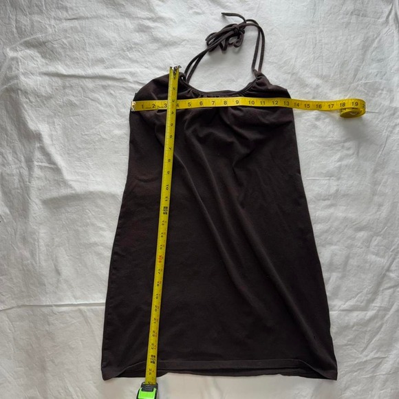 Y2k Victoria's Secret Brown Bra Tops Halter Top Dress Size S - Picture 5 of 6